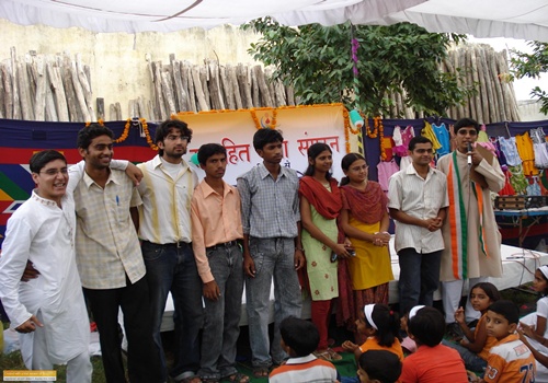 RHSS team members and supporters